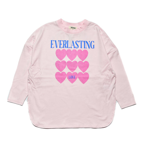 【S/M】★NEWO/ネオ★ハート・リボンTシャツ(3224104w)